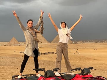 Giza Pyramids With Quads & Camels & Lunch & Tickets Private Trip