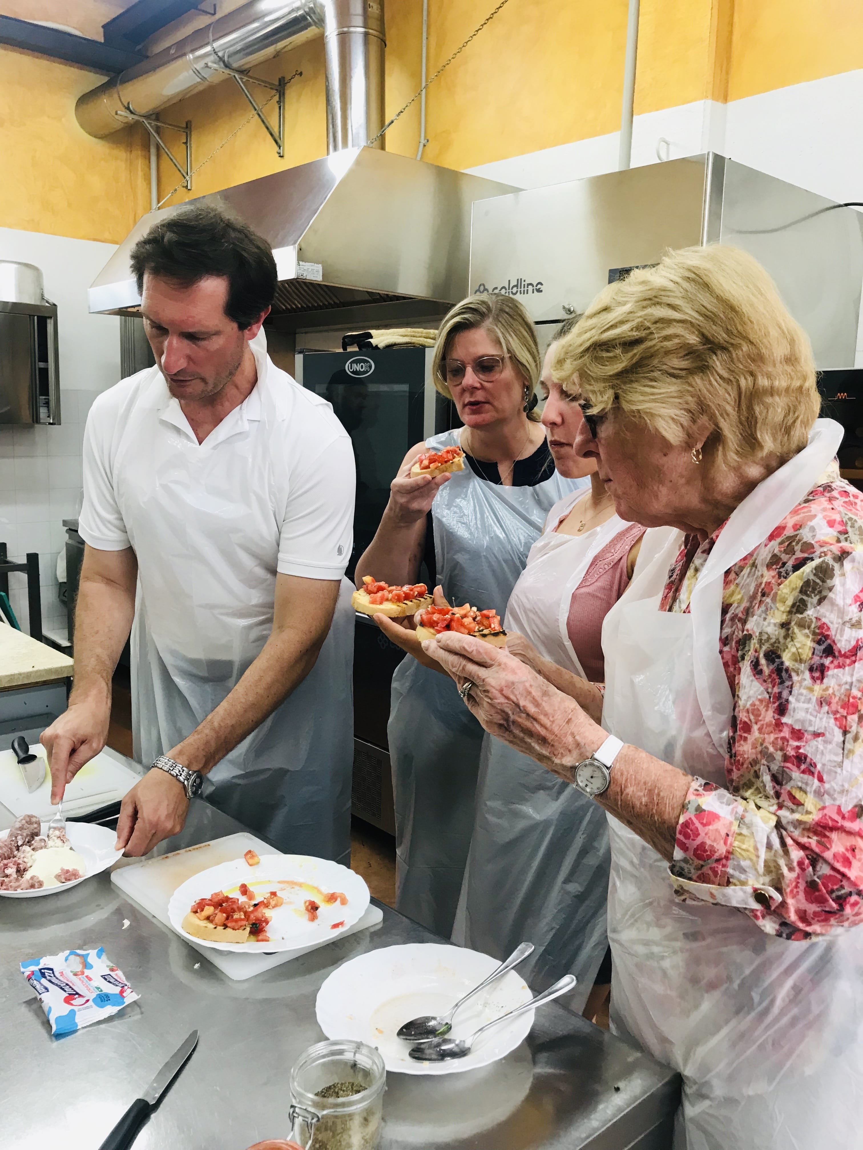 OT Tuscan Food Cooking Class in San Gimignano Winery from Florence