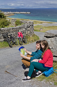 Cycling on Inisheer Island. Aran Island. Self-guided. 