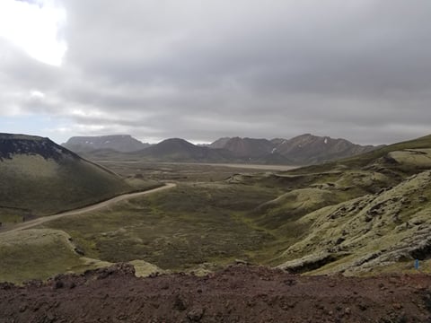 Laugahraun photo taken on top of Brennisteinsalda