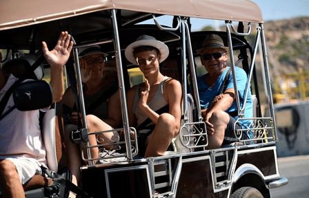 Full-Day Tuk-Tuk Tour of Gozo with Comino Mini Cruise