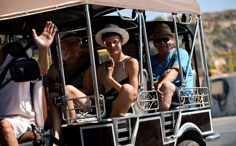 Full-Day Tuk-Tuk Tour of Gozo with Comino Mini Cruise