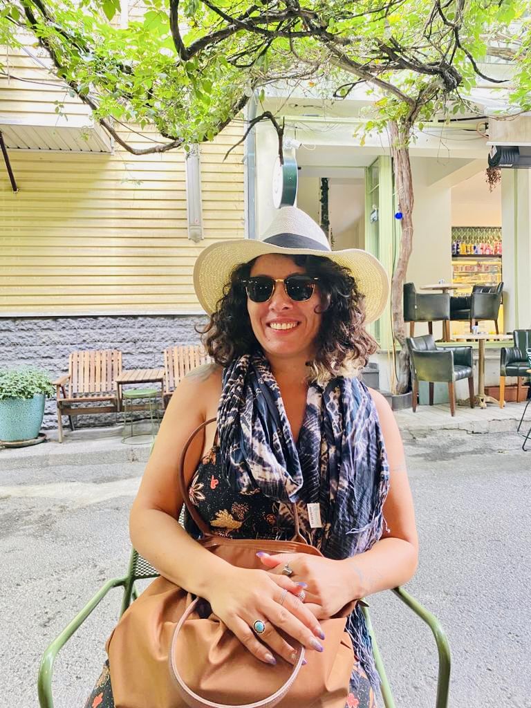 Female tour guide in Istanbul