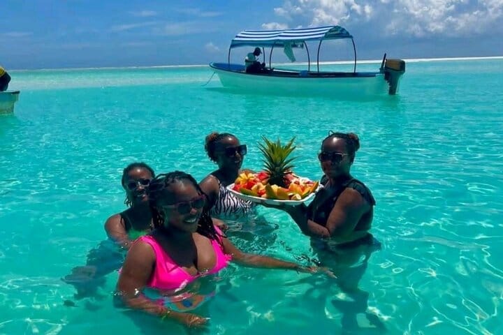 Zanzibar Salaam Cave Swimming and Feeding Sea Turtle in Kizimkazi