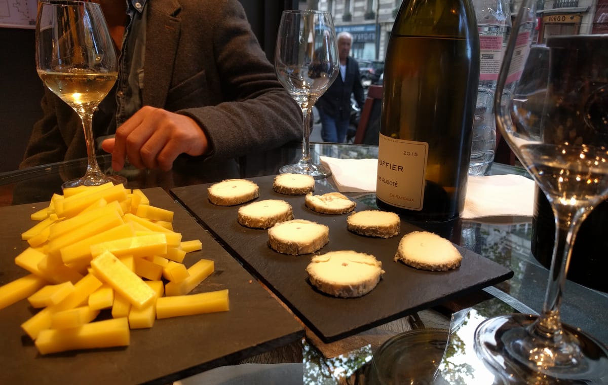 Wine and Cheese Tasting in Paris