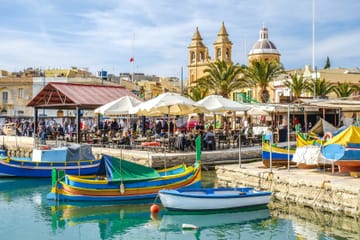 Marsaxlokk Fishing Village and Sunday Market, The Blue Grotto & Qrendi Village Walk (Half Day)