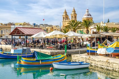 Marsaxlokk Fishing Village and Sunday Market, The Blue Grotto & Qrendi Village Walk (Half Day)