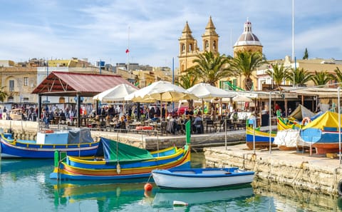 Half-Day Tour of Marsaxlokk Village, Blue Grotto, and Qrendi