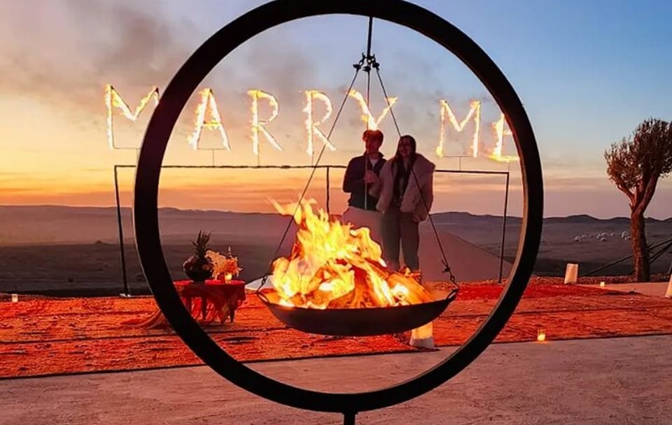 Desert Dinner and Sunset Experience in Agafay, Marrakesh