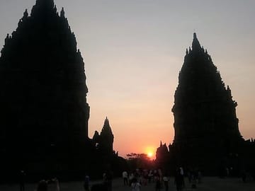 Prambanan Temple Suset