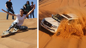 Dubai: Red Dune Desert Morning Adventure with Sand Boarding