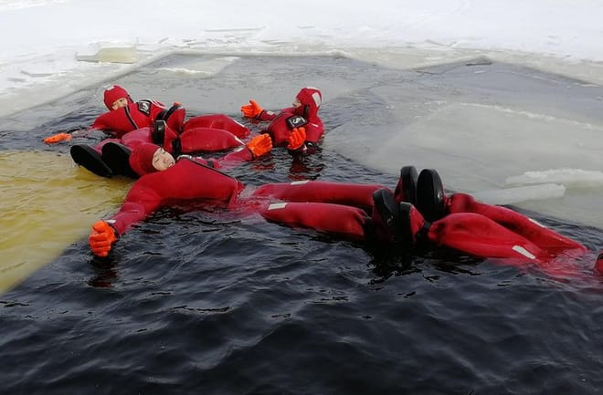 Finland Arctic Floating in Lakeland