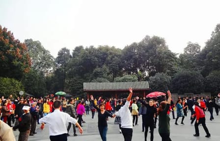 Walking Tour of Chengdu People's Park with Mahjong Lesson