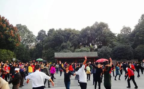 Walking Tour of Chengdu People's Park with Mahjong Lesson