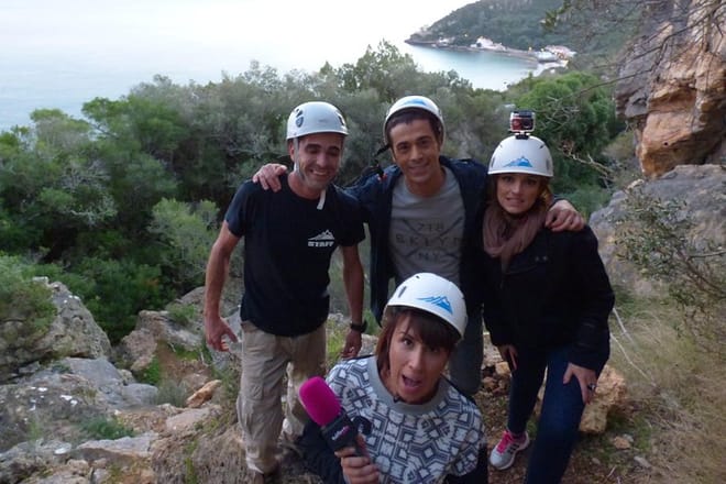 Climbing in Arr&aacute;bida