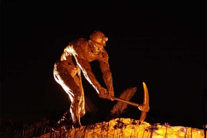 Minero en Zipaquira