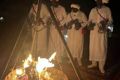 Small-Group Dinner in Agafay Desert with Pick Up