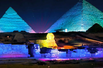 Giza Pyramids Sound and Light Show Tour in Cairo