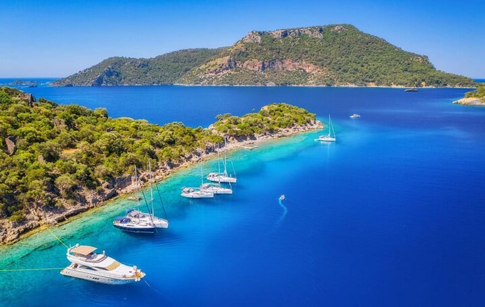 12 Islands Boat Tour from Fethiye with Grilled Lunch