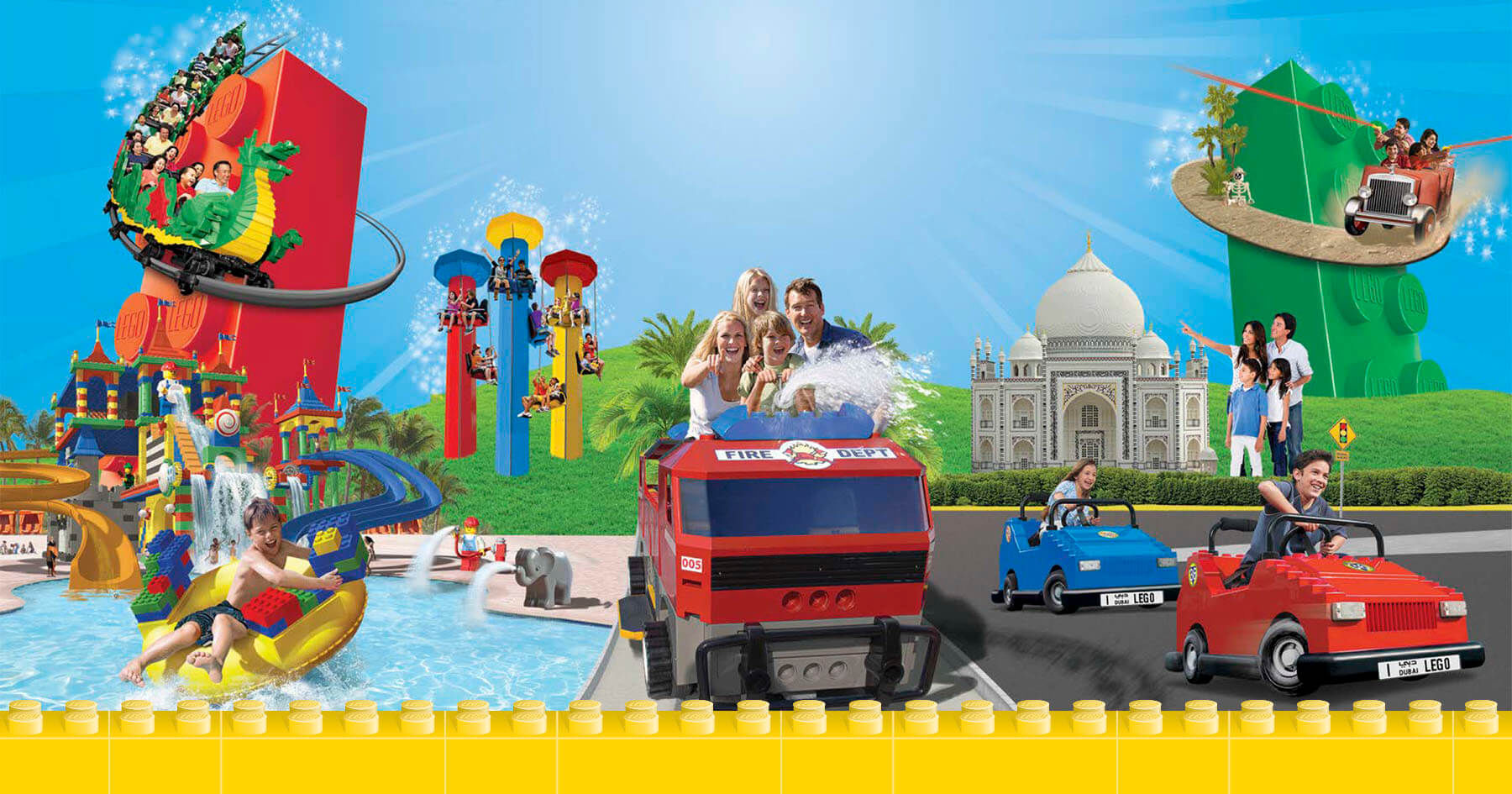Legoland Park Dubai Ticket with Daytur