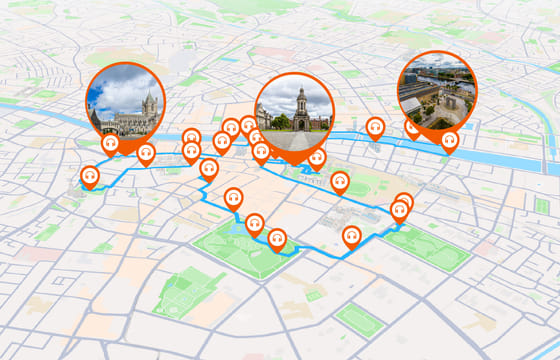Dublin: Audio Guided Walking Tour (3:45 – 20 audio reviews)