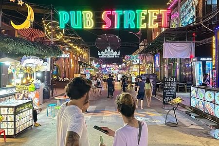 (Free eSIM) Siem Reap Night Market & pub street walking tour