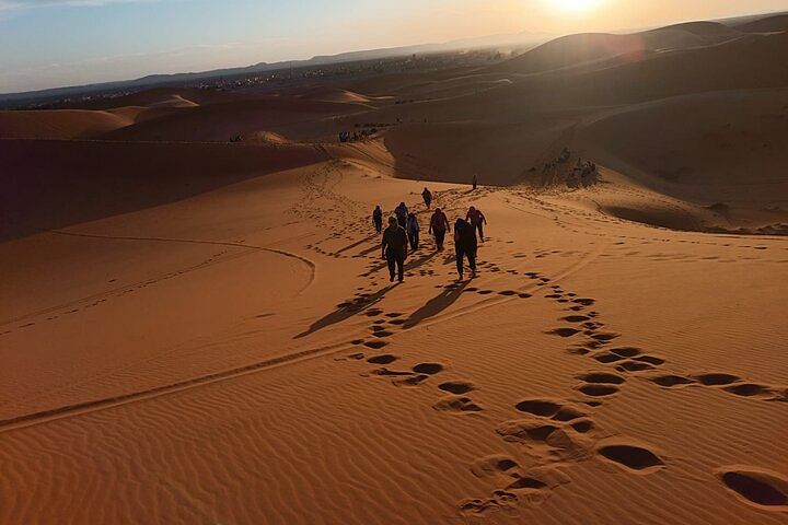 Luxury Sahara Adventure Tour from Marrakech: Camel Trekking & Desert Camp