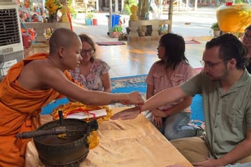 Monks Blessing and Village Tour in Siem Reap, Cambodia