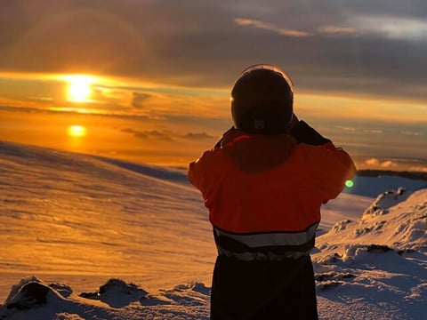 Snowmobiling on Eyjafjallajökull, photo 9