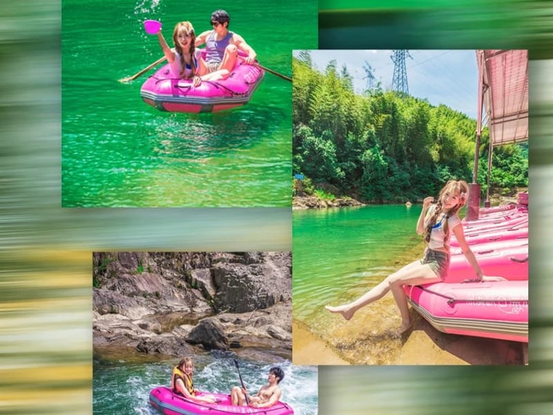 Wuxi: Anji Stream Splashing & River Rafting Private Day Trip
