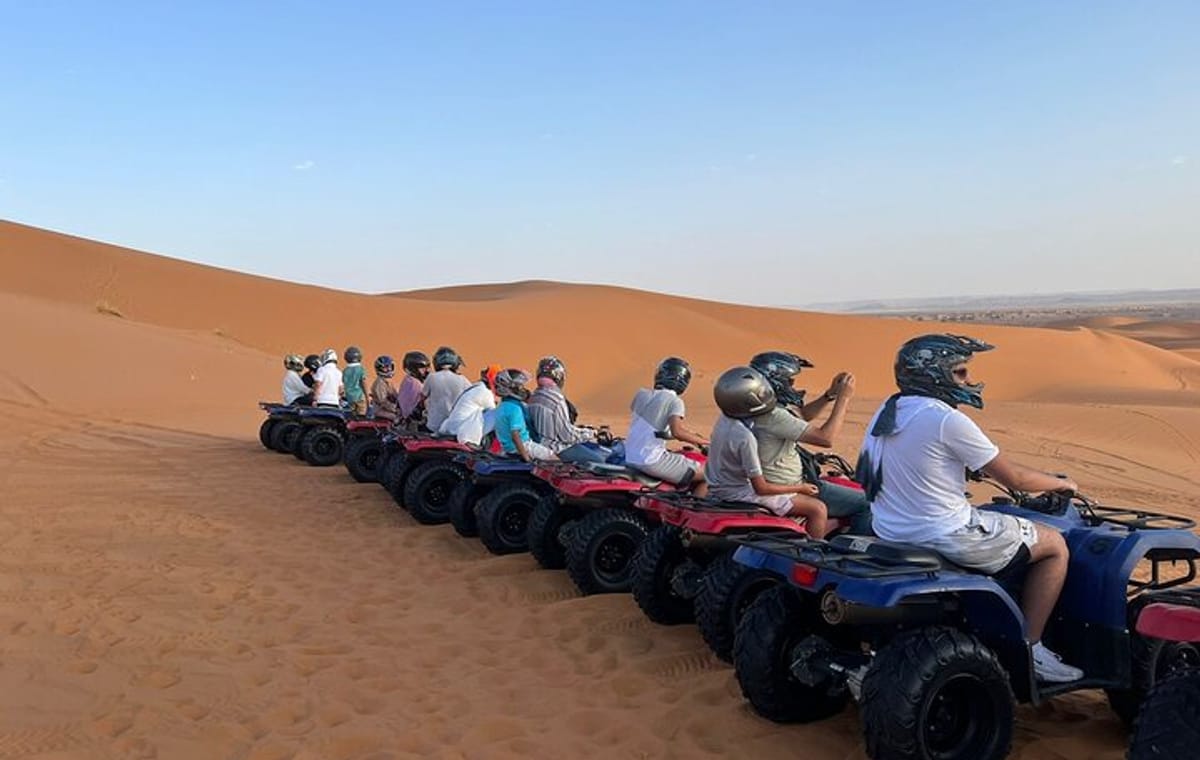 Overnight To Merzouga Desert From Erfoud & Camel Ride & Quad ATV