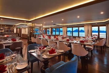 Athena Luxury Cruise in Halong Bay with Meals,Balcony Room & Cave