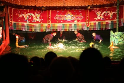 4 HOUR HANOI CITY TOUR HOP ON HOP OFF + WATER PUPPET SHOW
