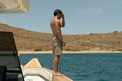 Private 5-Hour Cruise on Ultra Luxury Brand-New Yacht in Mykonos (Nevma)