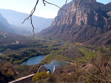 Juramento river panoramic view