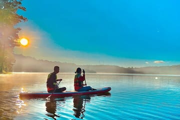 Kayaking and Stand-Up Paddleboarding in Dalat, Vietnam