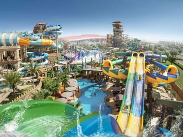 Yas Waterworld Abu Dhabi Day Pass for Thrilling Water Adventures