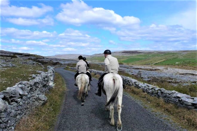 Horse riding the mountain trail. Clare. Guided, 2 hours 6