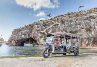 Gozo Tuk-Tuk Chauffeured Tour Including Comino Mini Cruise (Full Day) 1