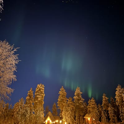 À la recherche des aurores boréales – Balade en traîneau à rennes sous le ciel arctique