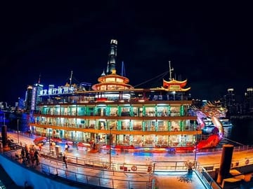 Huangpu River Evening Cruise Ticket with Dinner