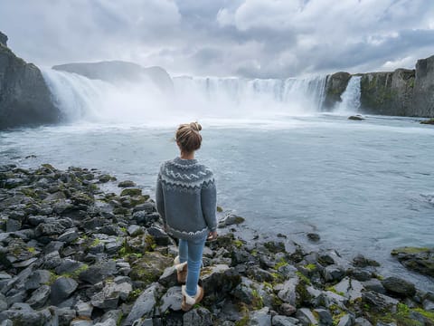Akureyri Port: Small Group Godafoss Waterfall and Laufas Turf House Tour, photo 3