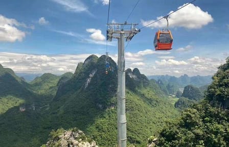 Yangshuo Ruyi Peak Cable Car Experience with Hotel Transfers