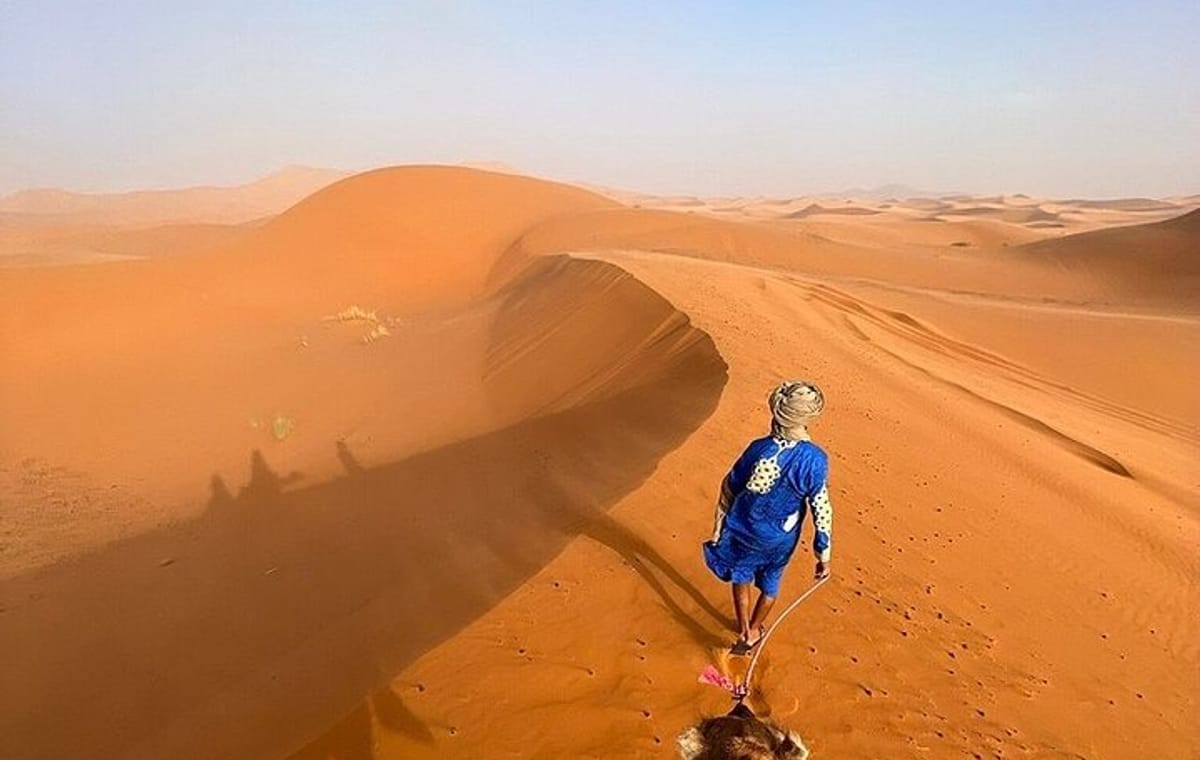 Erg chebbi Overnight desert tour & Camel ride Or Jeep