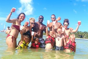 Punta Cana Catamaran Party Boat with Water Slide and Open Bar
