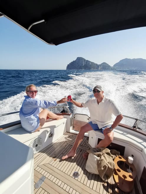 Private Scenic & Relaxing Boat Tour to Capri from Sorrento