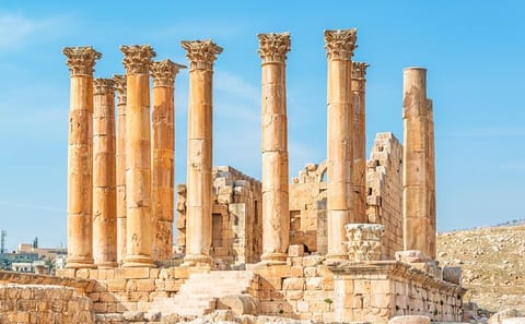 Private Full Day Tour of Jerash, Umm Qais, and Pella from Amman
