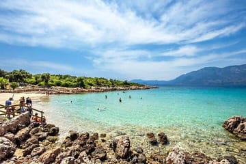 Turtle Beach Boat Tour & Mud Bath & Thermal Pool in Marmaris