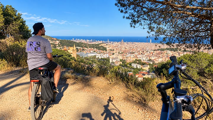 On the Tibidabo e-bike tour, photo 4