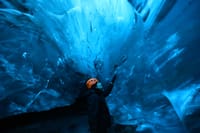 Blue Ice Cave Exploration 10